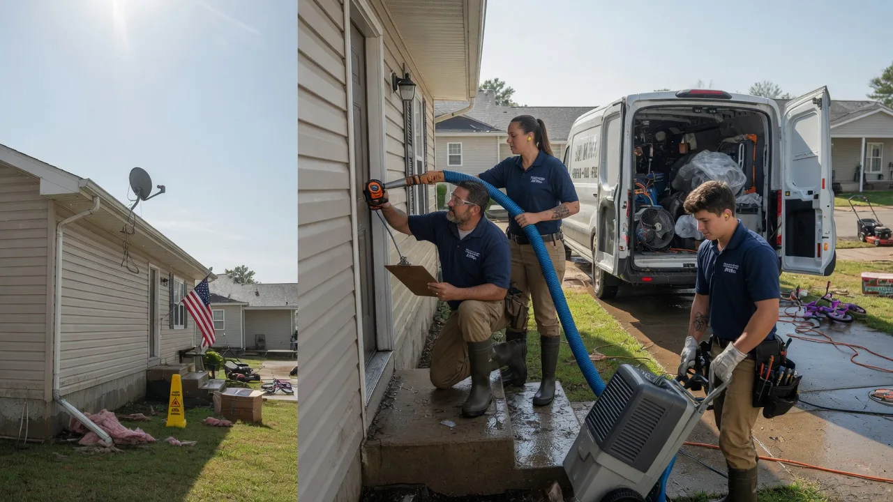 Ceiling Water Damage Restoration in Frazer, MT near me